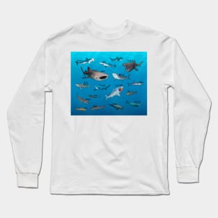 Shark Species Long Sleeve T-Shirt